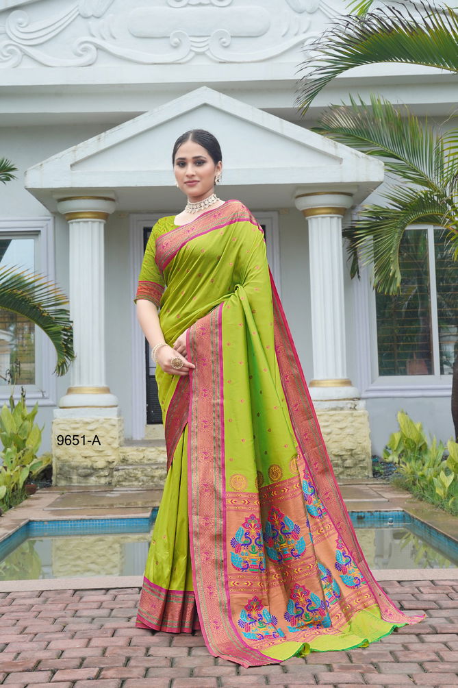 Pethani 9651 By SRC Silk Designer Sarees Wholesale Clothing Suppliers In India